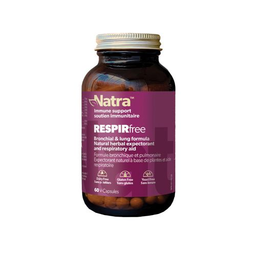 Natra, RESPIRfree, Bronchial & Lung Formula, 60 VCaps