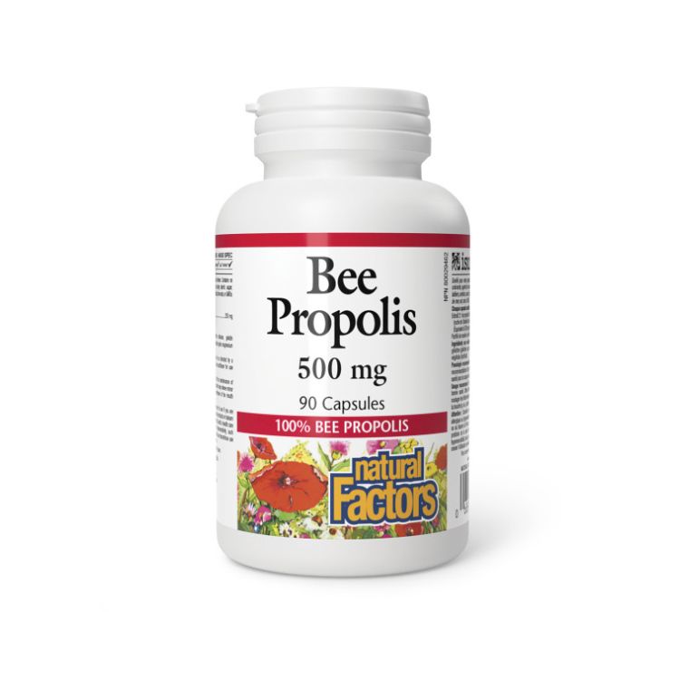 Natural Factors, Bee Propolis, 500mg, 90 Capsules