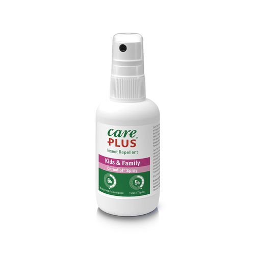 荷兰Care Plus Citriodiol®儿童防蚊虫喷雾剂 60ml 防蚊防蜱虫 不含避蚊胺 6个月以上儿童可用 12小时强力防护