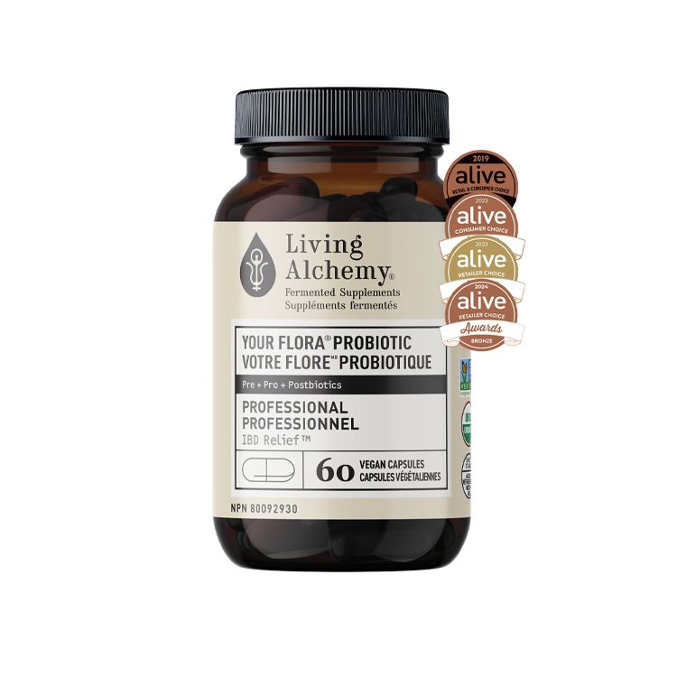加拿大Living Alchemy聚合发酵益生菌 专业至臻配方/60粒 全面支持消化系统健康 缓解炎症性肠道问题