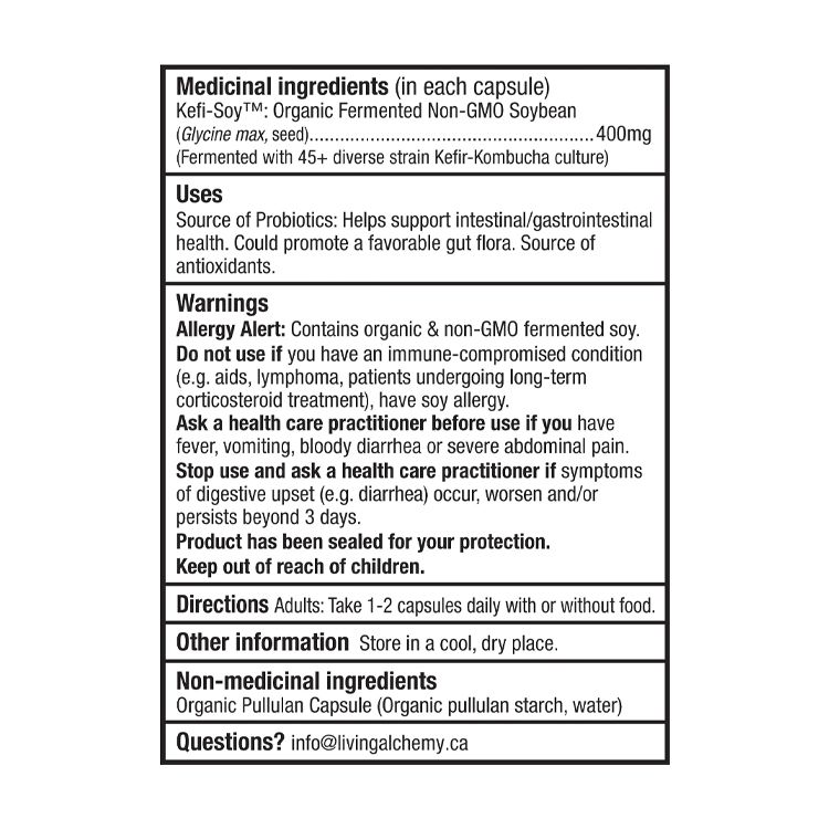 加拿大Living Alchemy聚合发酵益生菌 专业至臻配方/60粒 全面支持消化系统健康 缓解炎症性肠道问题
