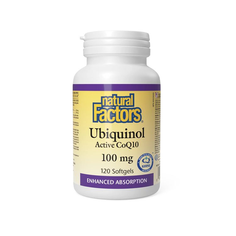 Natural Factors, Ubiquinol Active CoQ10, 100 mg, 120 Softgels