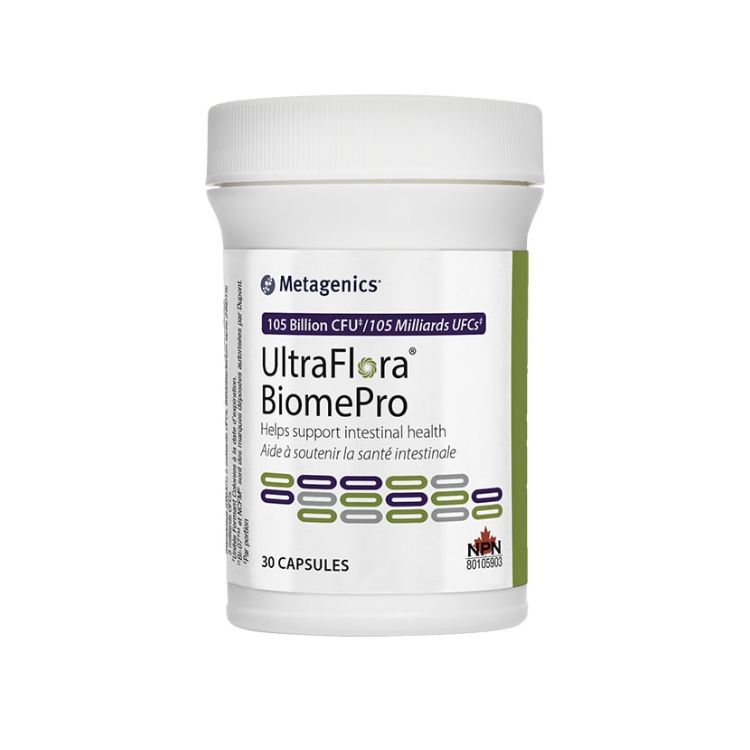 Metagenics, UltraFlora BiomePro, 30 Capsules