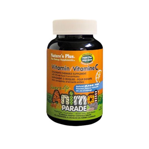 Animal Parade, Vitamin C, Sugar Free, 90 Chewable Tablets