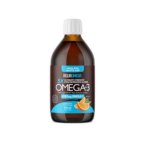 AquaOmega, 5X Ultimate Strength EPA, Orange, 450ml