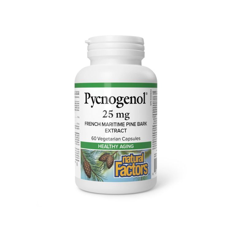 Natural Factors, Pycnogenol®, 25mg, 60 VCaps