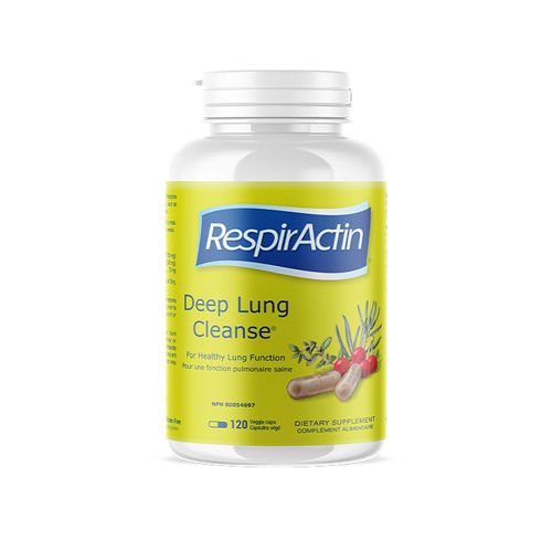 RespirActin, Deep Lung Cleanse, 120 Capsules