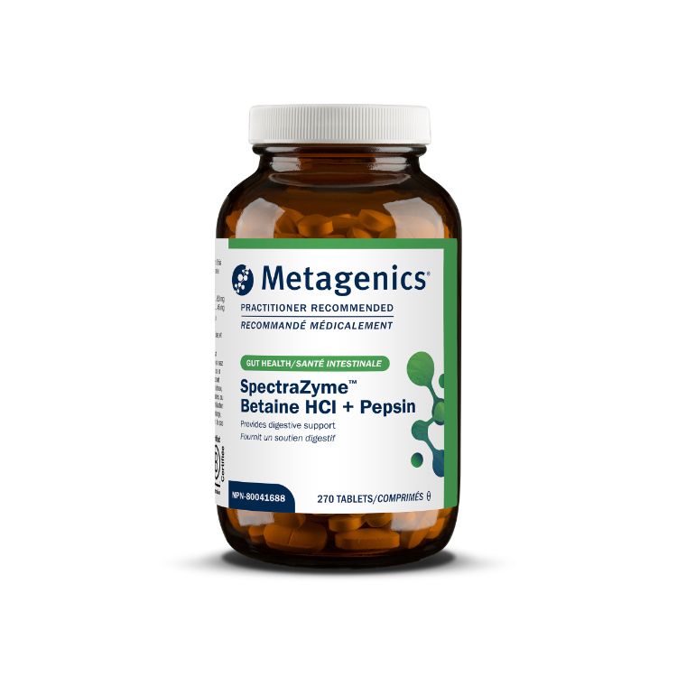 美国Metagenics SpectraZyme胃酸酶配方胶囊 270粒 添加盐酸甜菜碱及胃蛋白酶 改善蛋白质消化 缓解消化不适