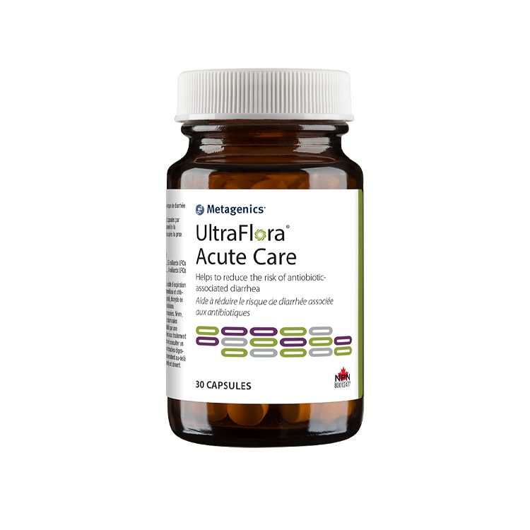 Metagenics, UltraFlora Acute Care, 30 Capsules