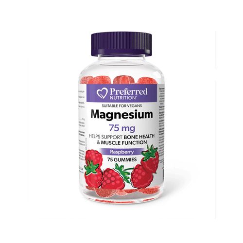 Preferred Nutrition, Magnesium 75mg, 75 Gummies