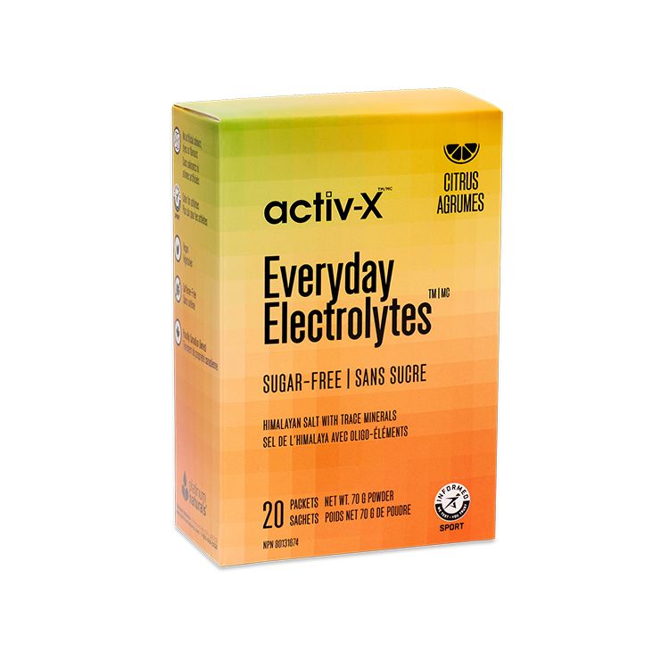 Platinum Naturals, activ-X™ Everyday Electrolytes™ Citrus Flavour, 20 Packets
