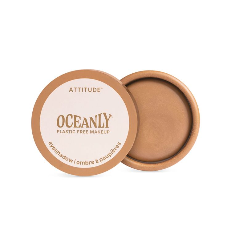 加拿大Attitude Oceanly™ 天然眼影膏 微醺橘调色 5ml 奶油质地 自然成分 零塑环保 焕亮双眸温柔光彩
