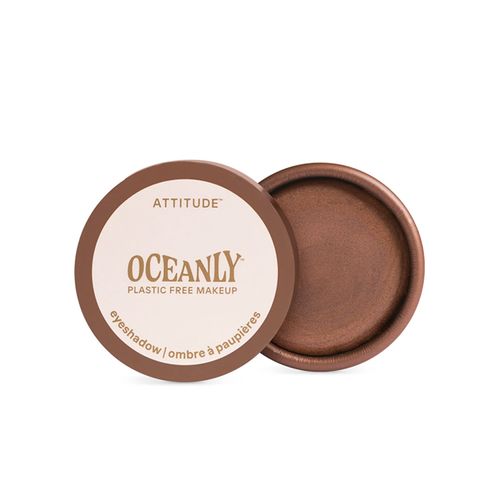 加拿大Attitude Oceanly™ 天然眼影膏 肉桂棕色 5ml 奶油质地 自然成分 零塑环保 焕亮双眸温柔光彩