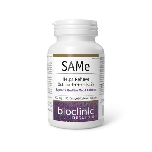 Bioclinic Naturals, SAMe, 200 mg, 30 Delayed-Release Tablets