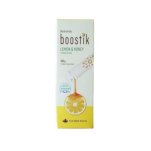 BeeFamily, Lemon Honey Boostik, 10 Sticks