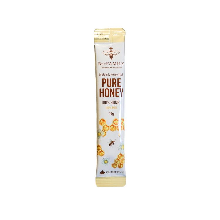BeeFamily, Pure Honey Stick, 10 Sticks