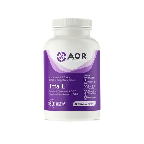 AOR, Total E, Complete Vitamin E Complex, 445mg, 60 Softgels