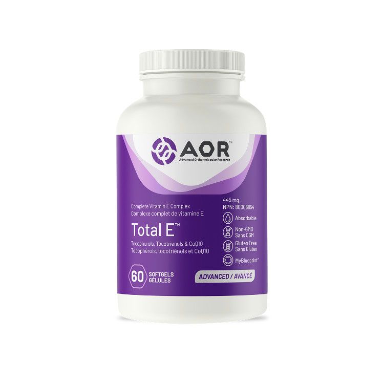 加拿大AOR完全维生素E胶囊 含有8种全谱维生素E 营养更均衡 超强抗氧化 特别添加辅酶Q10