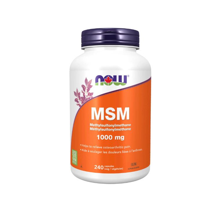Now Foods, MSM, Methylsulphonylmethane, 1000mg, 240 Capsules