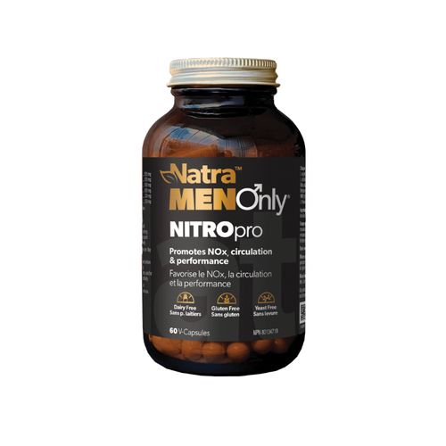 加拿大Natra NITROpro一氧化氮增强胶囊 60粒 改善血液流动 强化肌肉性能 增强体力