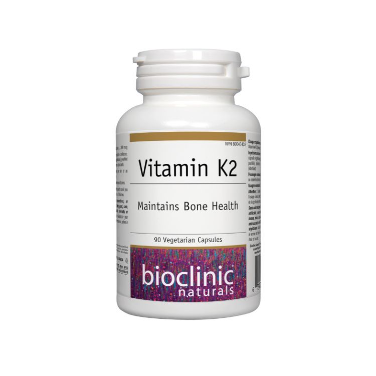 加拿大Bioclinic Naturals维生素K2胶囊 100mcg/90粒 预防骨质疏松 预防心血管疾病