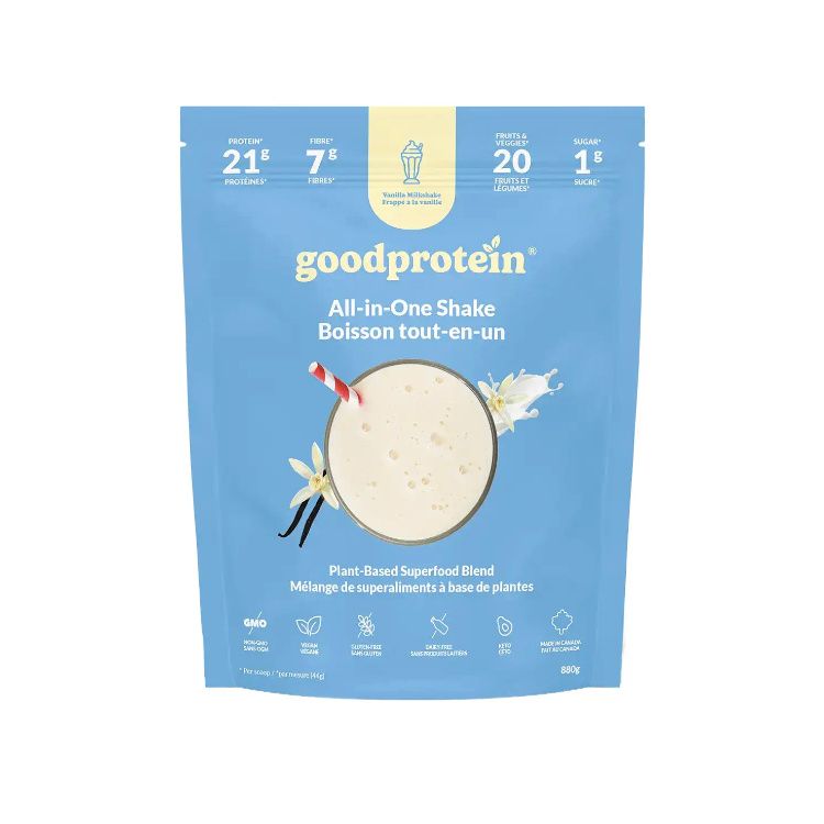 Good Protein, Vegan All-in-One Shake, Vanilla Milkshake, 880g