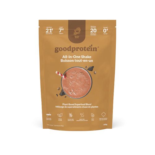 Good Protein, Vegan All-in-One Shake, Mocha, 440g