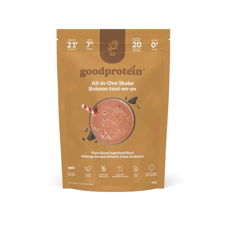Good Protein, Vegan All-in-One Shake, Mocha, 440g