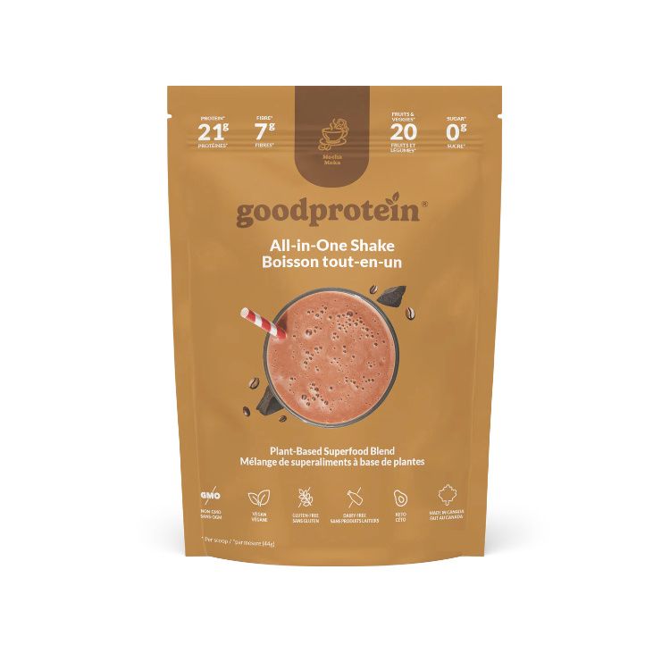 Good Protein, Vegan All-in-One Shake, Mocha, 880g