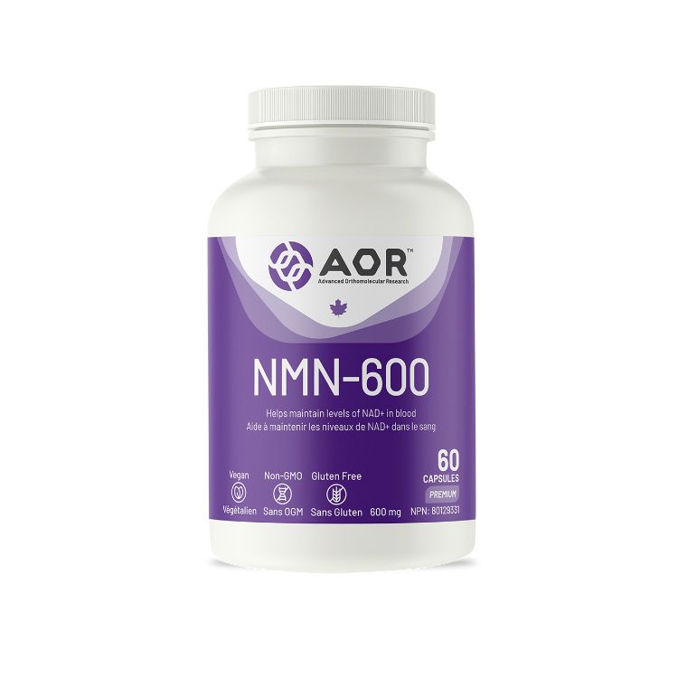 AOR, NMN-600, 60 Capsules