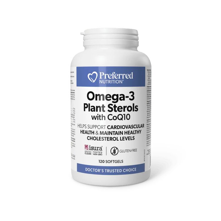 Preferred Nutrition, Omega-3 & Plant Sterols with CoQ10, 120 Softgels