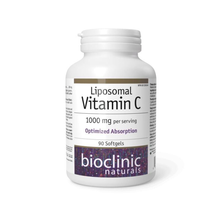 加拿大Bioclinic Naturals脂质体维生素C胶囊 90粒 生物利用度更高 对胃肠道更温和