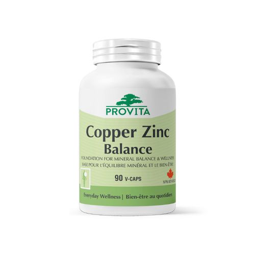 Provita, Copper Zinc Balance, Zinc Picolinate, 90 VCaps