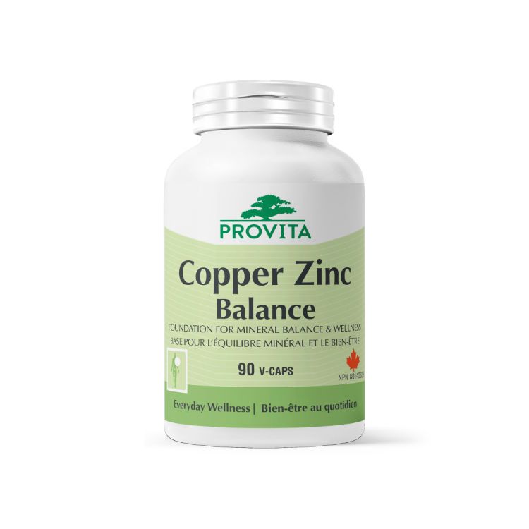 Provita, Copper Zinc Balance, Zinc Picolinate, 90 VCaps - PROVITA | Lifeplus Natural Health