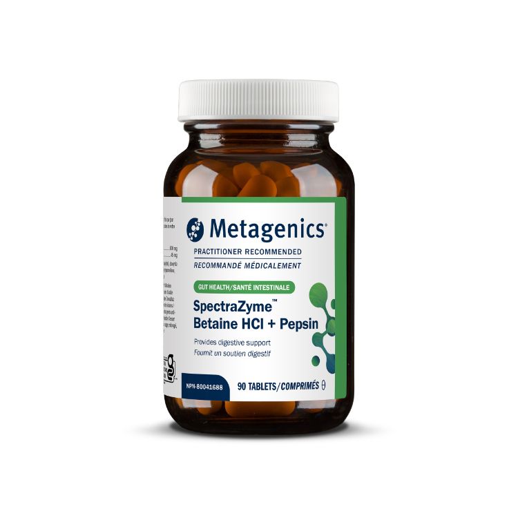 Metagenics, SpectraZyme™ Betaine HCI + Pepsin, 90 Capsules
