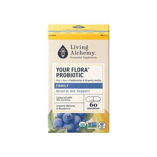 Living Alchemy, Your Flora Probiotic, Family, 60 VCaps