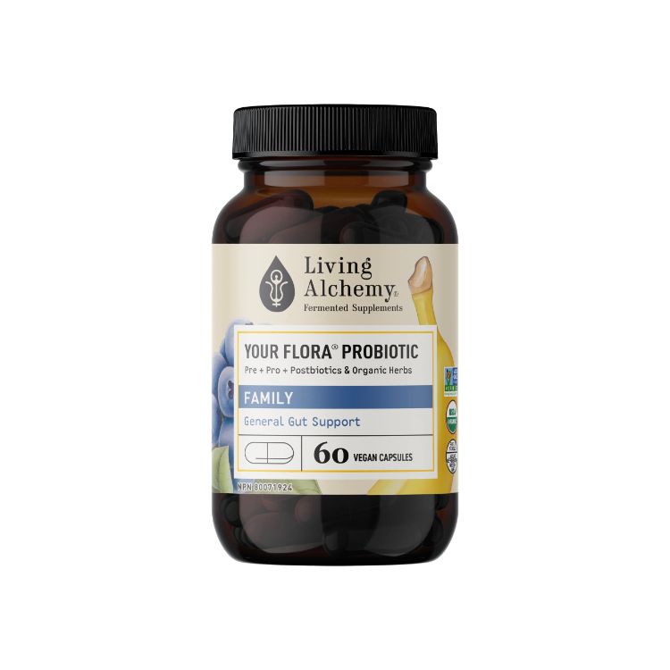 Living Alchemy, Your Flora Probiotic, Family, 60 VCaps