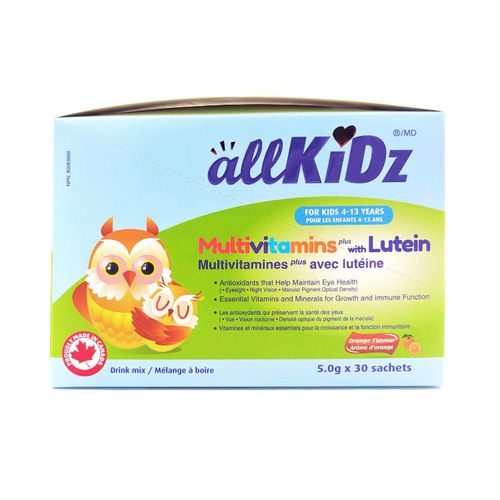 allKiDz, Multivitamins Plus with Lutein, 30 Bags