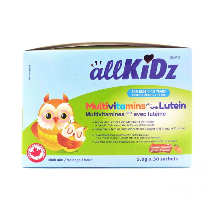 allKiDz, Multivitamins Plus with Lutein, 30 Bags Lifeplus Natural Health