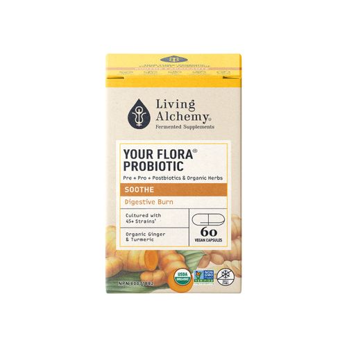 加拿大Living Alchemy聚合发酵益生菌 抗炎配方/60粒 全面支持消化系统健康 添加姜黄生姜 缓解肠道炎症