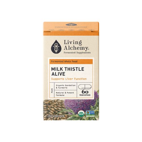 Living Alchemy, Milk Thistle Alive, Inflammation Support, 60 VCaps