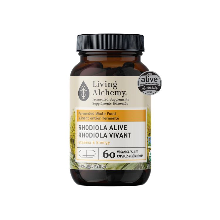 加拿大Living Alchemy活性红景天酵素 60粒 补充高活性红景天 调节压力 提供能量