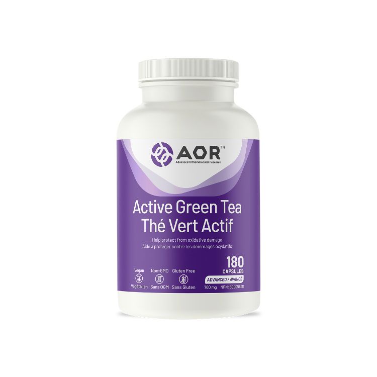 加拿大AOR活性绿茶提取物胶囊 700毫克/180粒 增加代谢 辅助减重 提高血液抗氧化能力