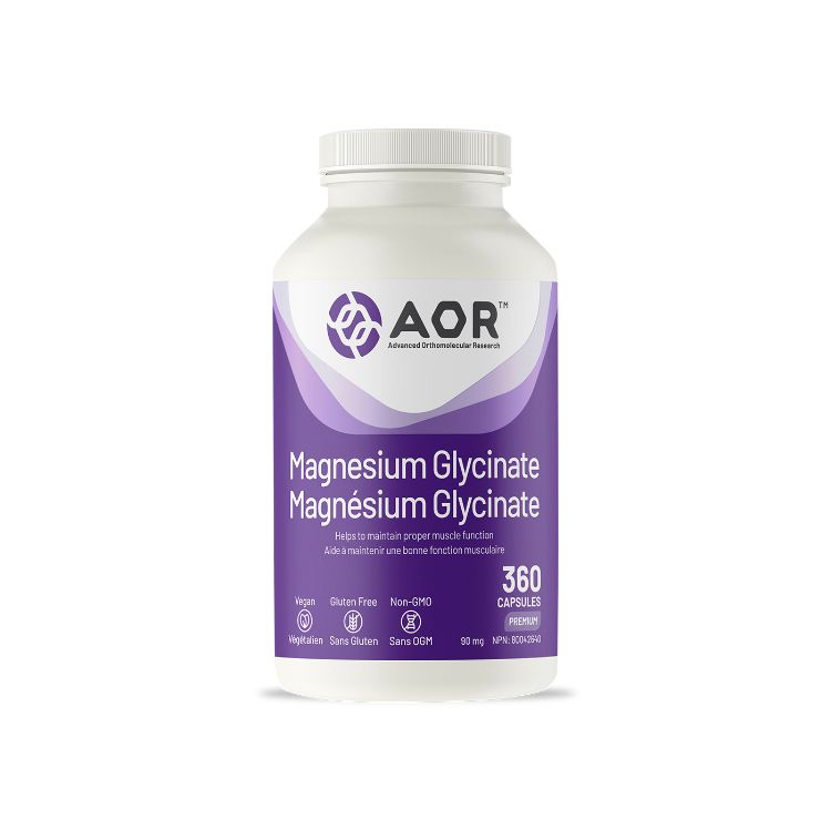 AOR, Magnesium Glycinate, 360 Capsules