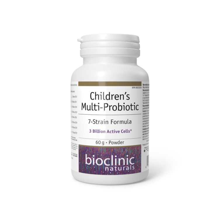 加拿大Bioclinic Naturals儿童益生菌粉剂 60克/30亿活菌 7种有效菌株组合 促进肠道健康