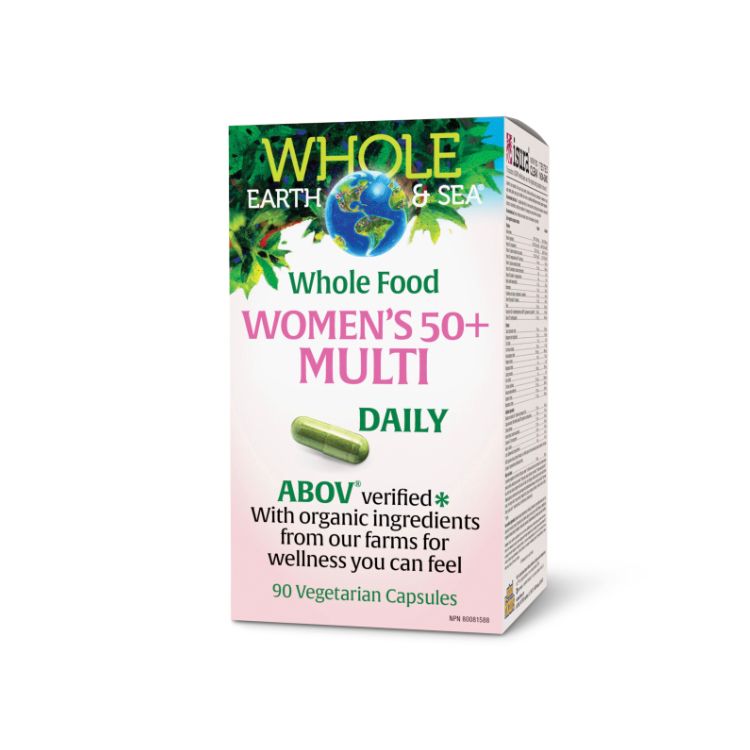 Whole Earth & Sea, Women’s 50+ Multivitamin & Mineral, 90 Vegetarian Capsules