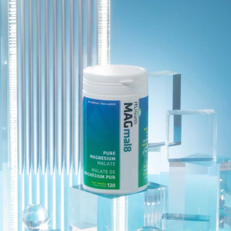 加拿大ITL Health MAGmal8苹果酸镁胶囊 120粒 100%纯苹果酸镁 改善肌肉不适 减轻疲劳感
