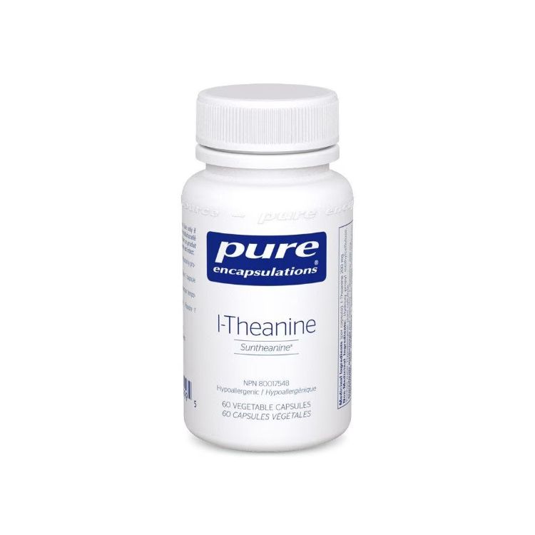 Pure Encapsulations, L-Theanine with Suntheanine, 200mg, 60 Capsules