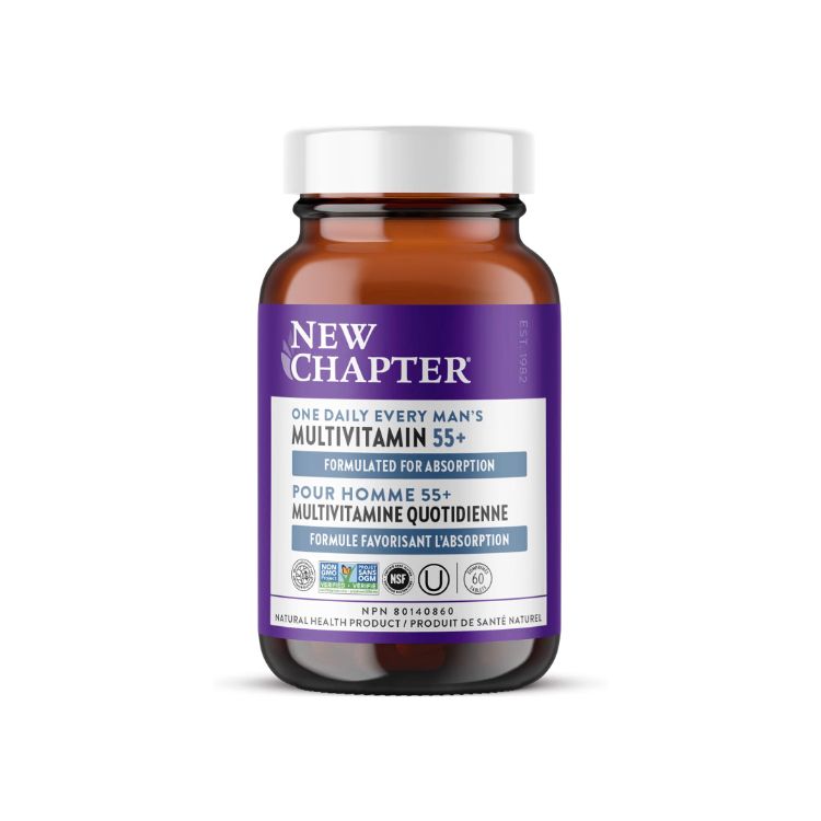 New Chapter, Every Man's One Daily 55+, 60 Tablets - NewChapter | Lifeplus Natural Health