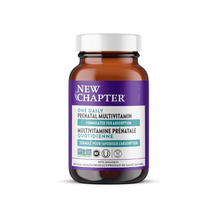 New Chapter, One Daily Prenatal Multivitamin, 90 Tablets - NewChapter | Lifeplus Natural Health